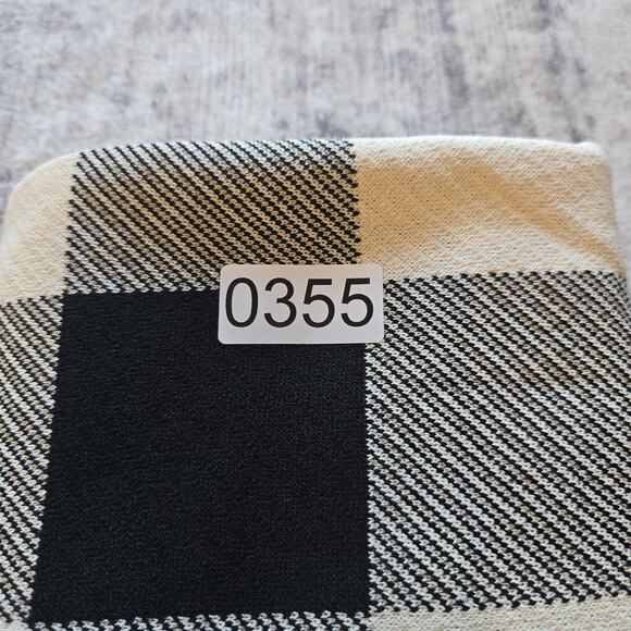 Rachel Rachel Roy Knit Skirt Womens 0X Checker Plaid Pull On Stretchy Work NEW - Picture 10 of 11